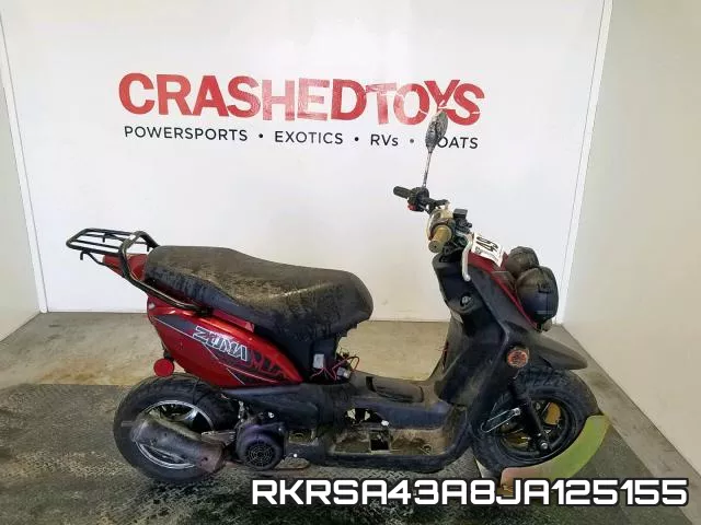 RKRSA43A8JA125155 2018 Yamaha YW50, F