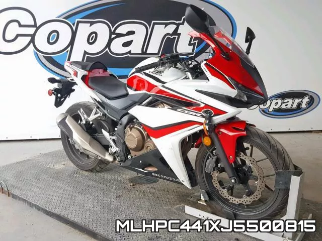 MLHPC441XJ5500815 2018 Honda CBR500, R