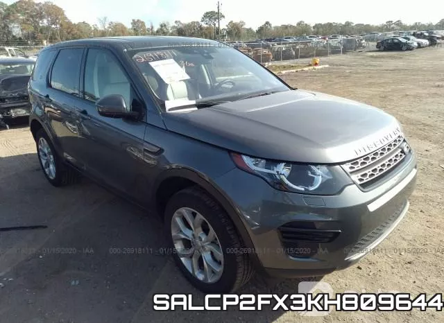 SALCP2FX3KH809644 2019 Land Rover Discovery, Sport SE