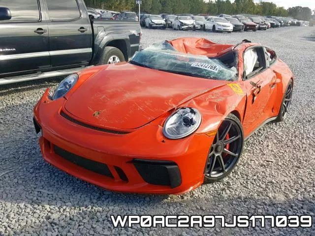 WP0AC2A97JS177039 2018 Porsche 911, GT3