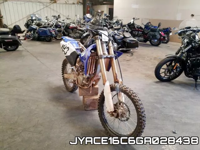JYACE16C6GA028438 2016 Yamaha YZ125