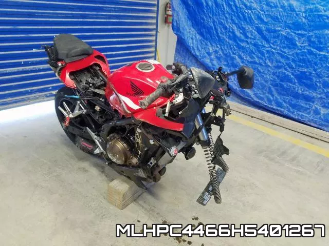 MLHPC4466H5401267 2017 Honda CBR500, R