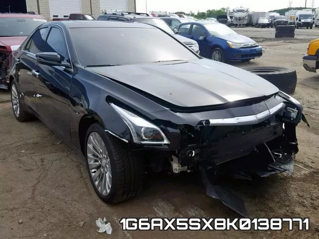 1G6AX5SX8K0138771 2019 Cadillac CTS, Luxury