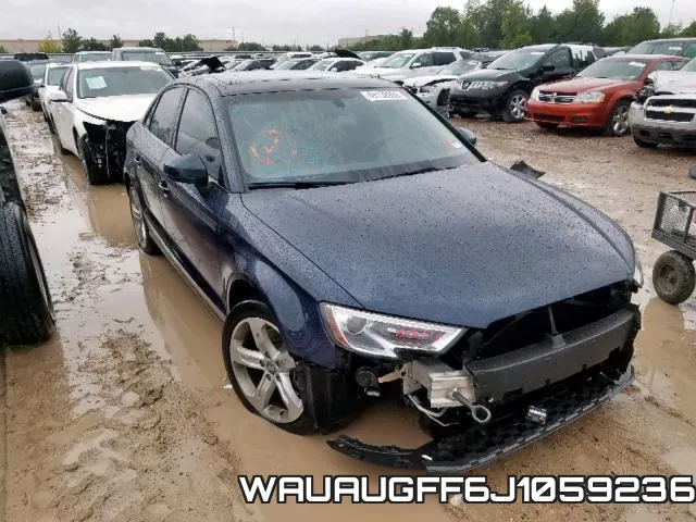 WAUAUGFF6J1059236 2018 Audi A3, Premium