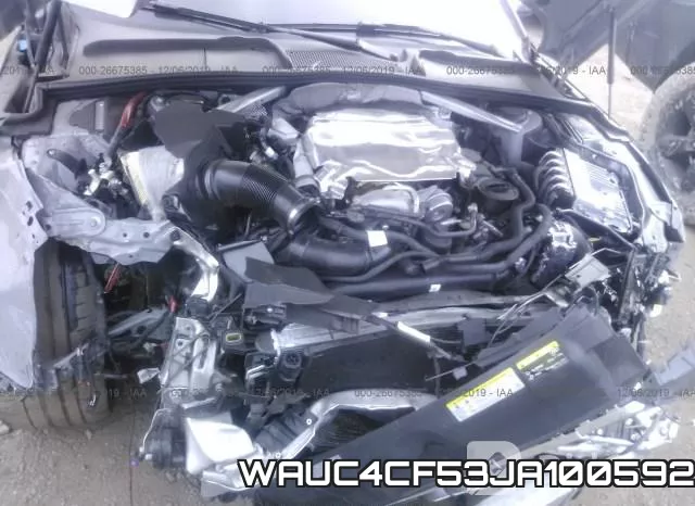 WAUC4CF53JA100592 2018 Audi S5, Prestige