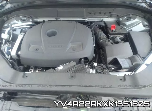 YV4A22RKXK1351605 2019 Volvo XC60, T6
