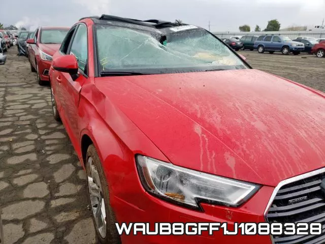 WAUB8GFF1J1088328 2018 Audi A3, Premium