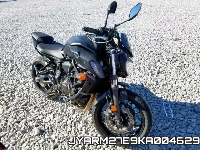 JYARM27E9KA004629 2019 Yamaha MT07