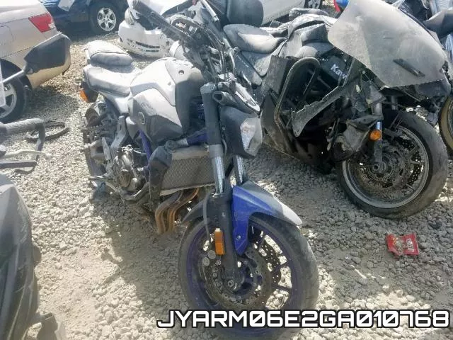 JYARM06E2GA010768 2016 Yamaha FZ07