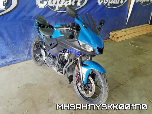 MH3RH17Y3KK001170 2019 Yamaha YZFR3