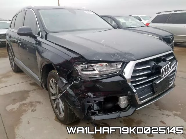 WA1LHAF79KD025145 2019 Audi Q7, Premium Plus
