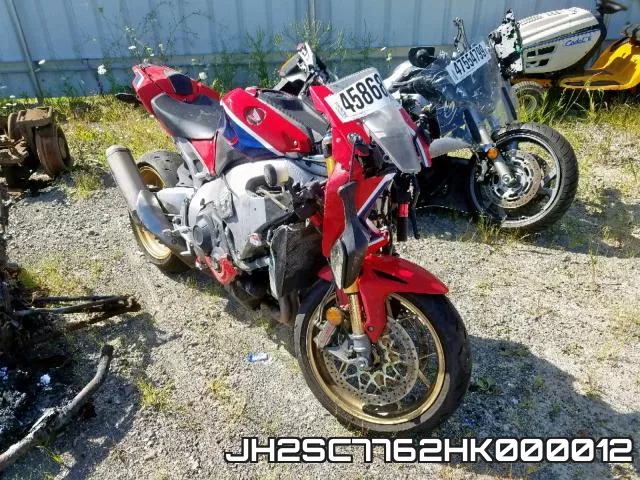 JH2SC7762HK000012 2017 Honda CBR1000, SP