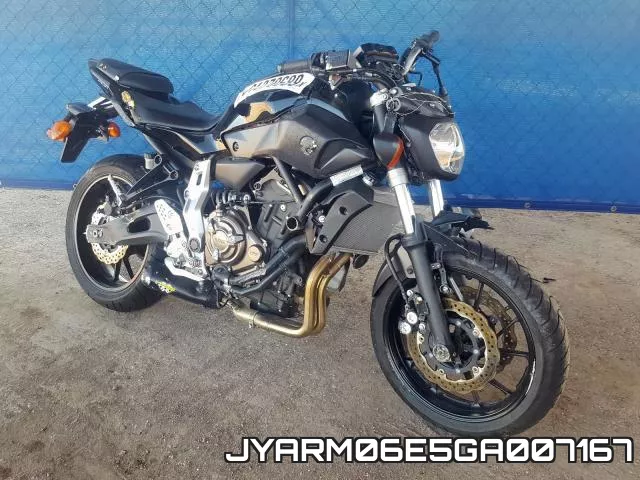JYARM06E5GA007167 2016 Yamaha FZ07