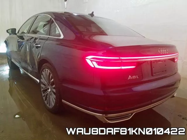 WAU8DAF81KN010422 2019 Audi A8, L