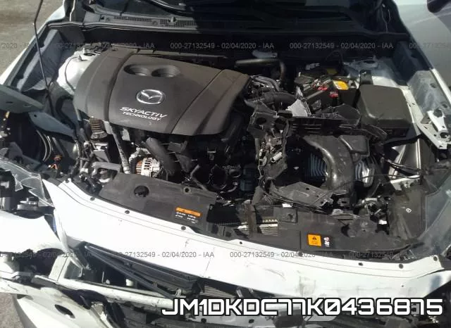 JM1DKDC77K0436875 2019 Mazda CX-3, Touring