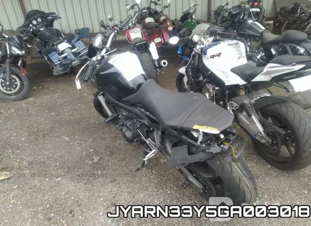 JYARN33Y5GA003018 2016 Yamaha FZ09, C