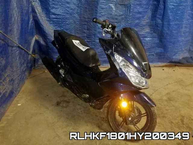 RLHKF1801HY200349 2017 Honda PCX, 150