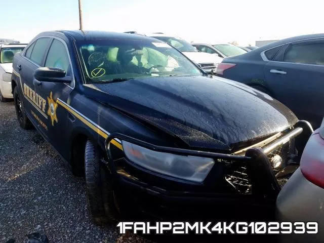 1FAHP2MK4KG102939 2019 Ford Taurus, Police Interceptor