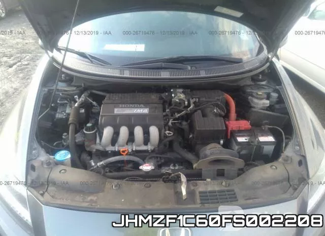 JHMZF1C60FS002208 2015 Honda CR-Z, EX