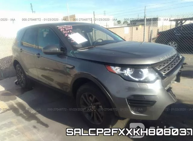 SALCP2FXXKH808037 2019 Land Rover Discovery, Sport SE