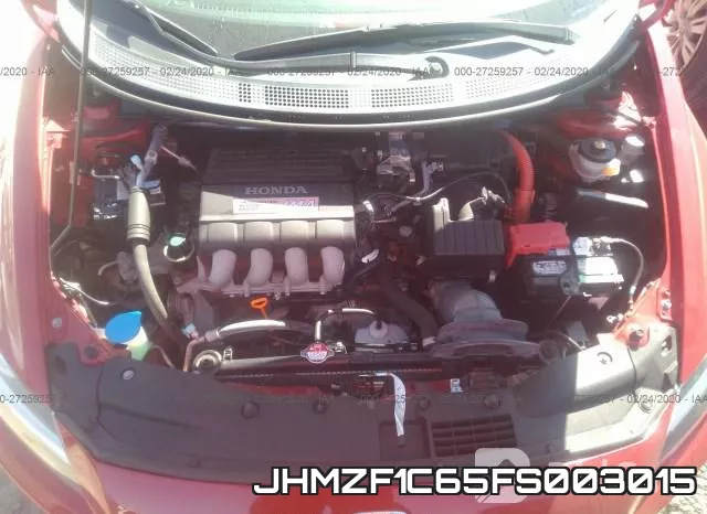 JHMZF1C65FS003015 2015 Honda CR-Z, EX