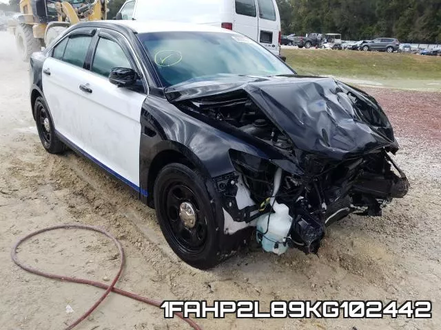 1FAHP2L89KG102442 2019 Ford Taurus, Police Interceptor