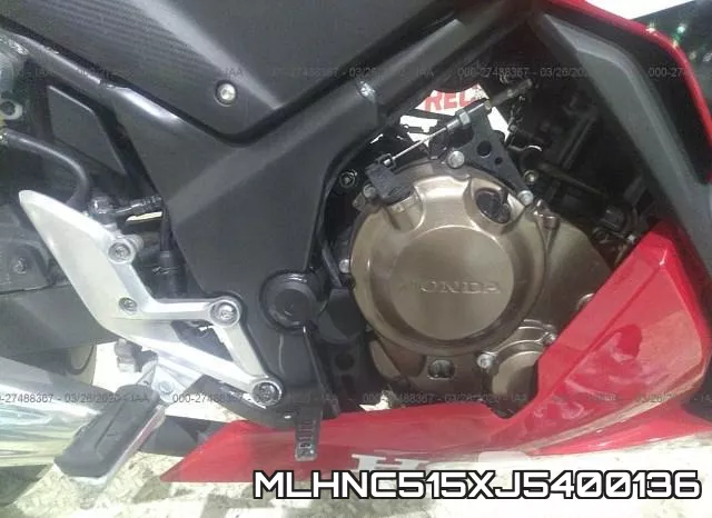 MLHNC515XJ5400136 2018 Honda CBR300, RA