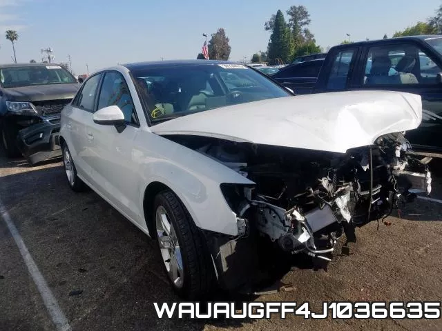 WAUAUGFF4J1036635 2018 Audi A3, Premium