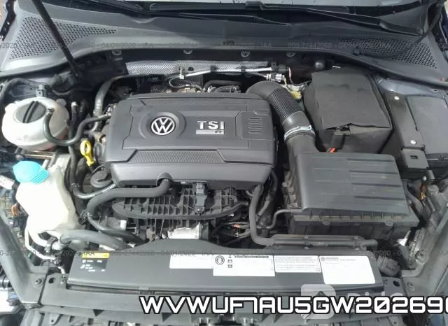 WVWUF7AU5GW202690 2016 Volkswagen Golf R