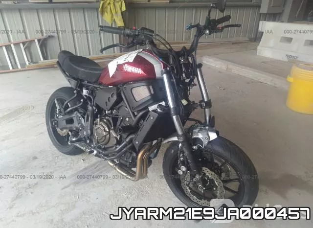 JYARM21E9JA000457 2018 Yamaha XSR700