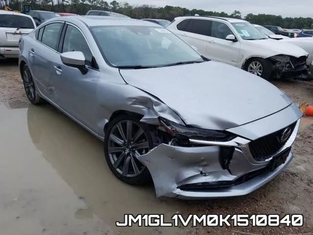 JM1GL1VM0K1510840 2019 Mazda 6, Touring