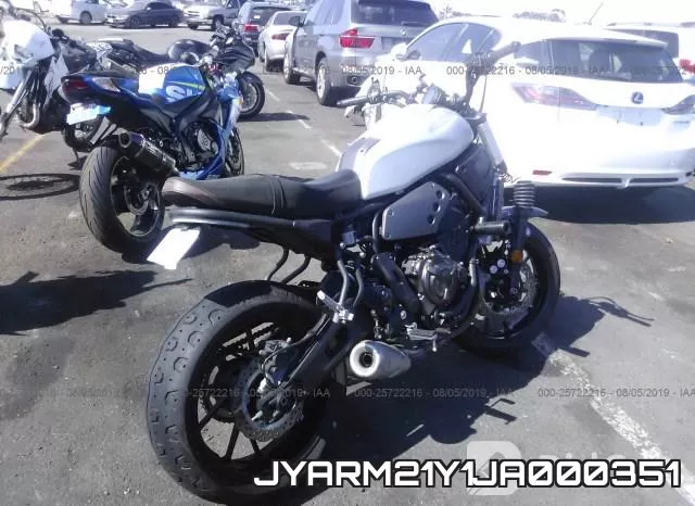 JYARM21Y1JA000351 2018 Yamaha XSR700, C