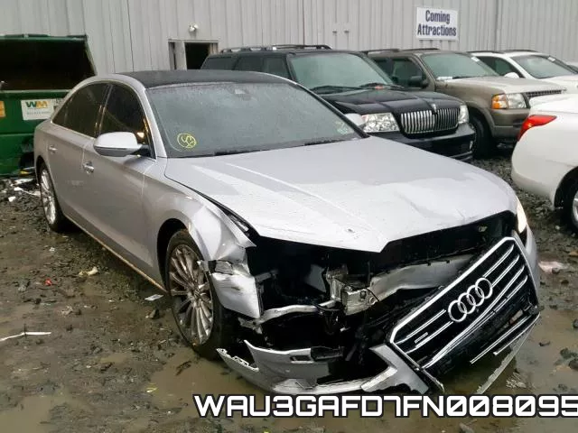 WAU3GAFD7FN008095 2015 Audi A8, L Quattro