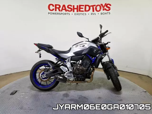 JYARM06E0GA010705 2016 Yamaha FZ07