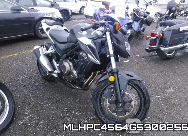 MLHPC4564G5300256 2016 Honda CB500, F