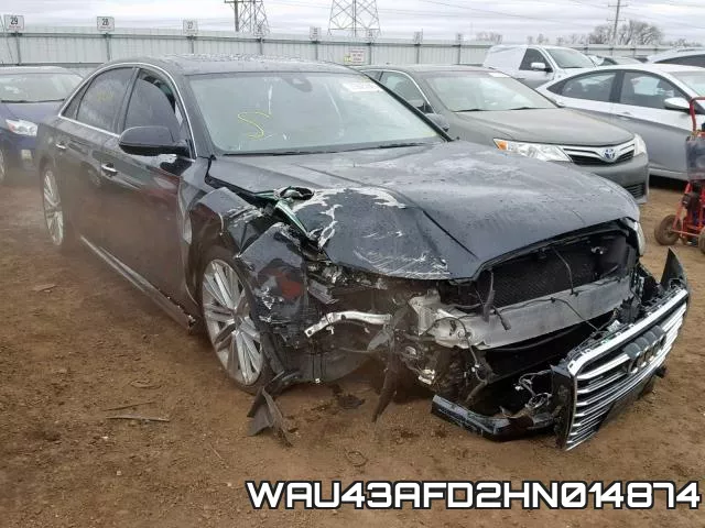 WAU43AFD2HN014874 2017 Audi A8, L Quattro