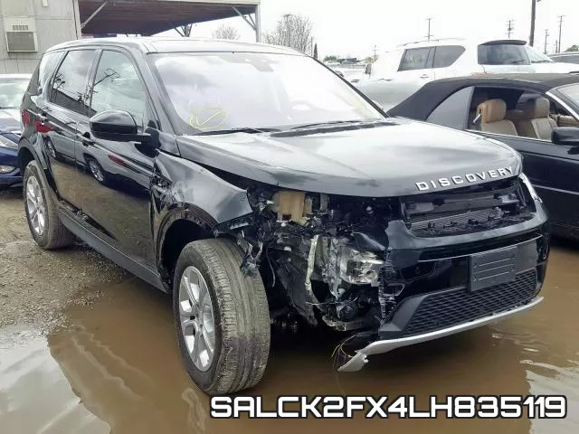 SALCK2FX4LH835119 2020 Land Rover Discovery