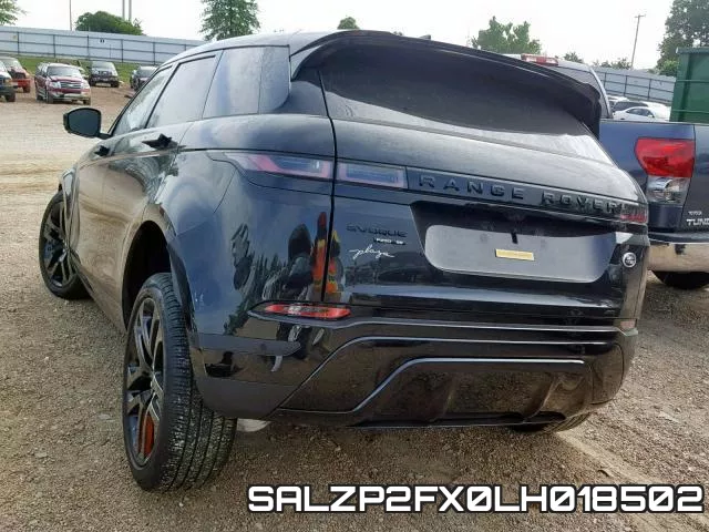 SALZP2FX0LH018502 2020 Land Rover Range Rover,  SE