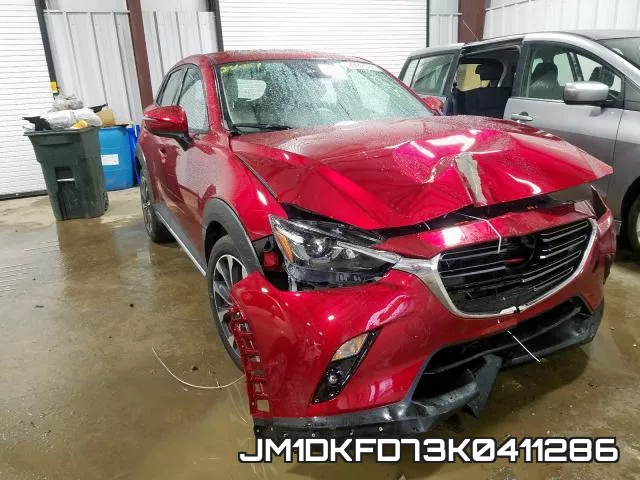 JM1DKFD73K0411286 2019 Mazda CX-3, Grand Touring