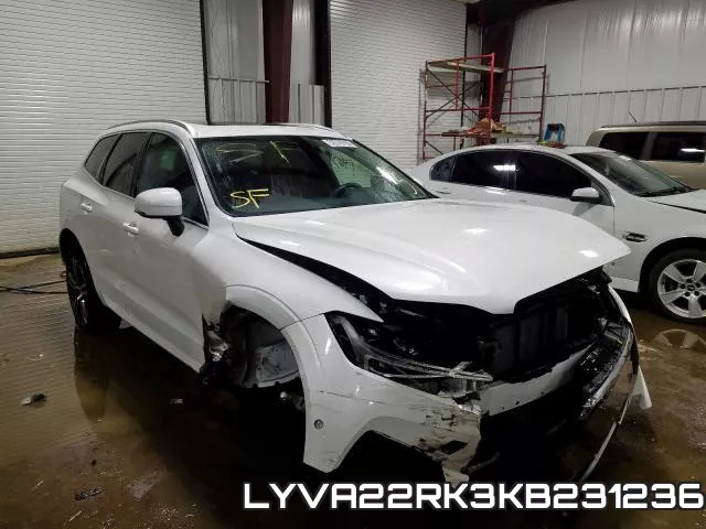 LYVA22RK3KB231236 2019 Volvo XC60, T6 Momentum