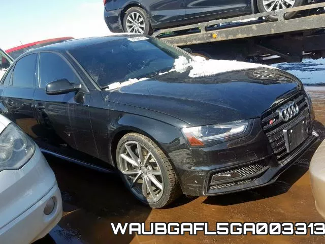WAUBGAFL5GA003313 2016 Audi S4, Premium Plus