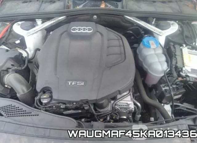 WAUGMAF45KA013436 2019 Audi A4, Premium/Titanium