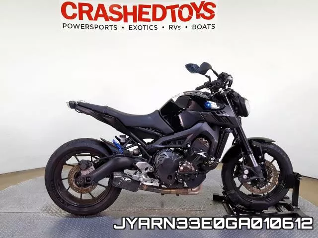 JYARN33E0GA010612 2016 Yamaha FZ09