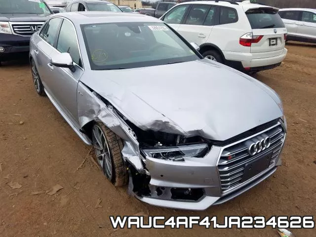 WAUC4AF41JA234626 2018 Audi S4, Prestige
