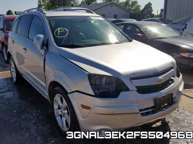 3GNAL3EK2FS504968 2015 Chevrolet Captiva, LT