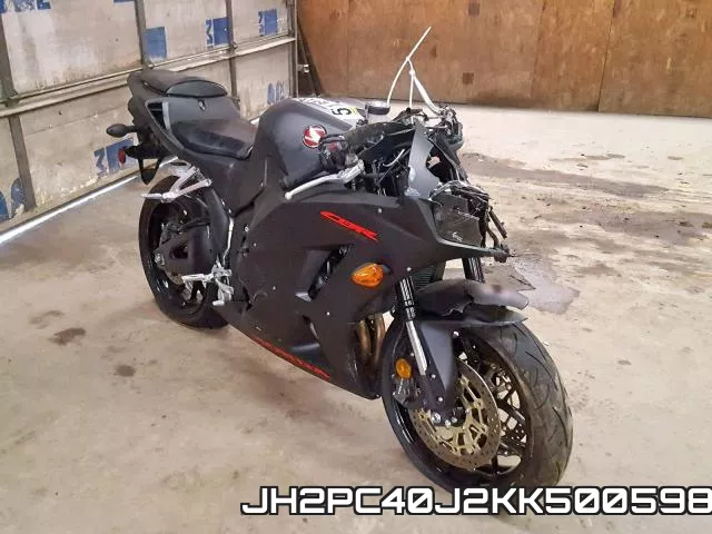 JH2PC40J2KK500598 2019 Honda CBR600, RA