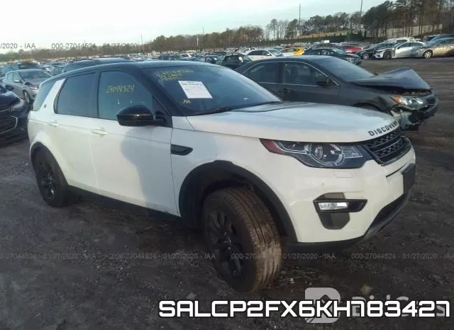 SALCP2FX6KH783427 2019 Land Rover Discovery, Sport SE