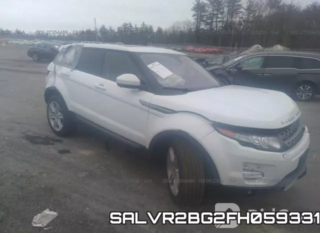 SALVR2BG2FH059331 2015 Land Rover Range Rover Evoque,  Pure Premium