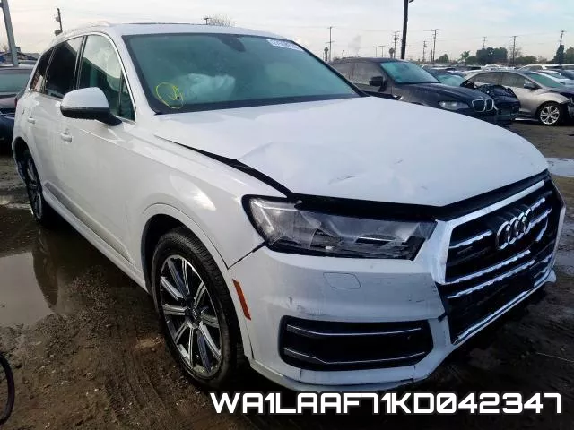 WA1LAAF71KD042347 2019 Audi Q7, Premium Plus