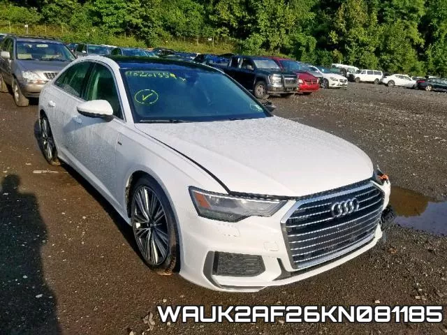 WAUK2AF26KN081185 2019 Audi A6, Premium